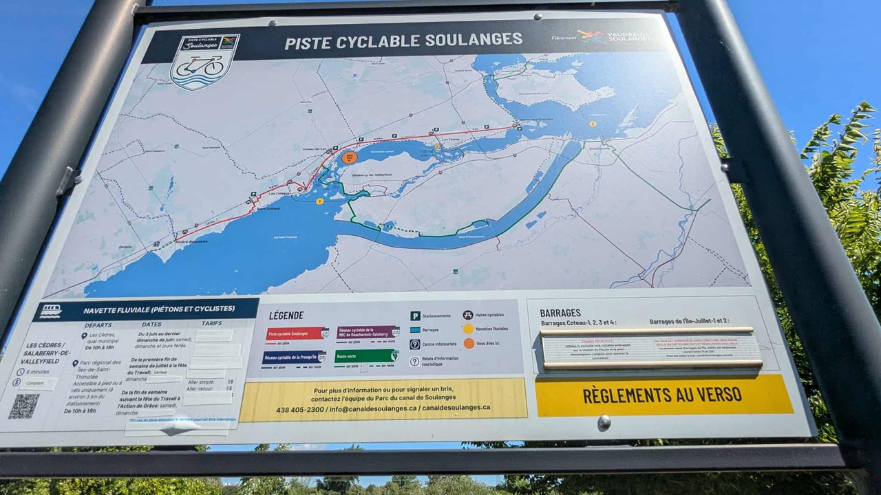 Piste cyclable Soulanges: Rivière-Beaudette et Saint-Zotique disent non