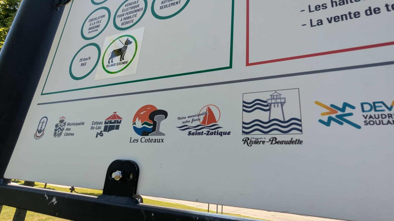 Piste cyclable Soulanges: Rivière-Beaudette et Saint-Zotique disent non
