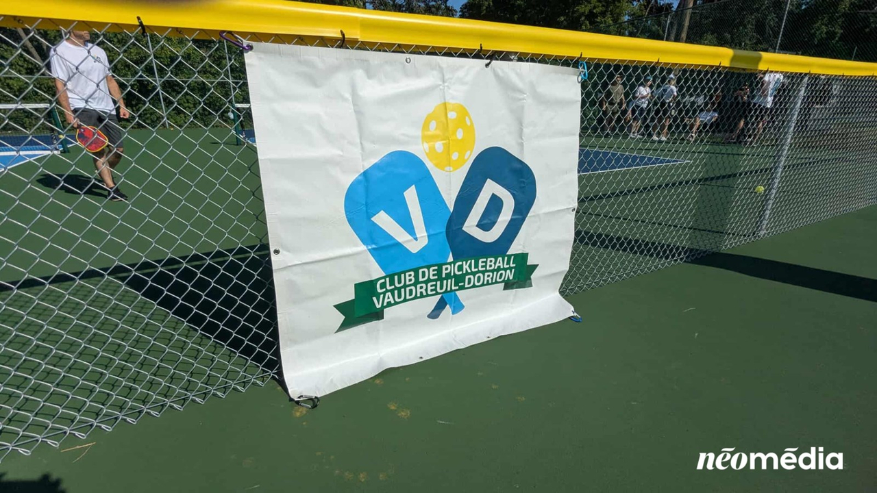 EN VIDÉO | Des nouveaux terrains de pickleball inaugurés à Vaudreuil-Dorion