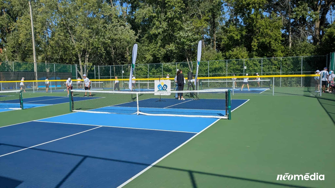 EN VIDÉO | Des nouveaux terrains de pickleball inaugurés à Vaudreuil-Dorion
