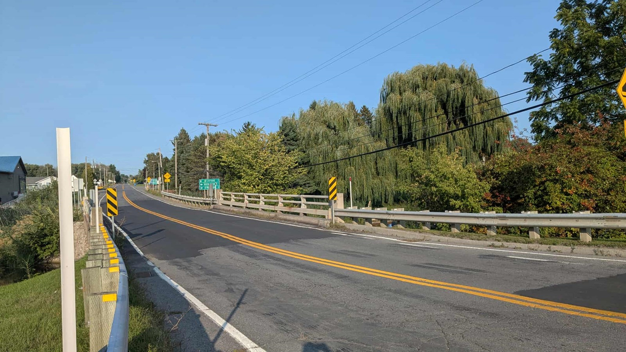 Le pont de la route 338 a présenté des signes inquiétants récemment