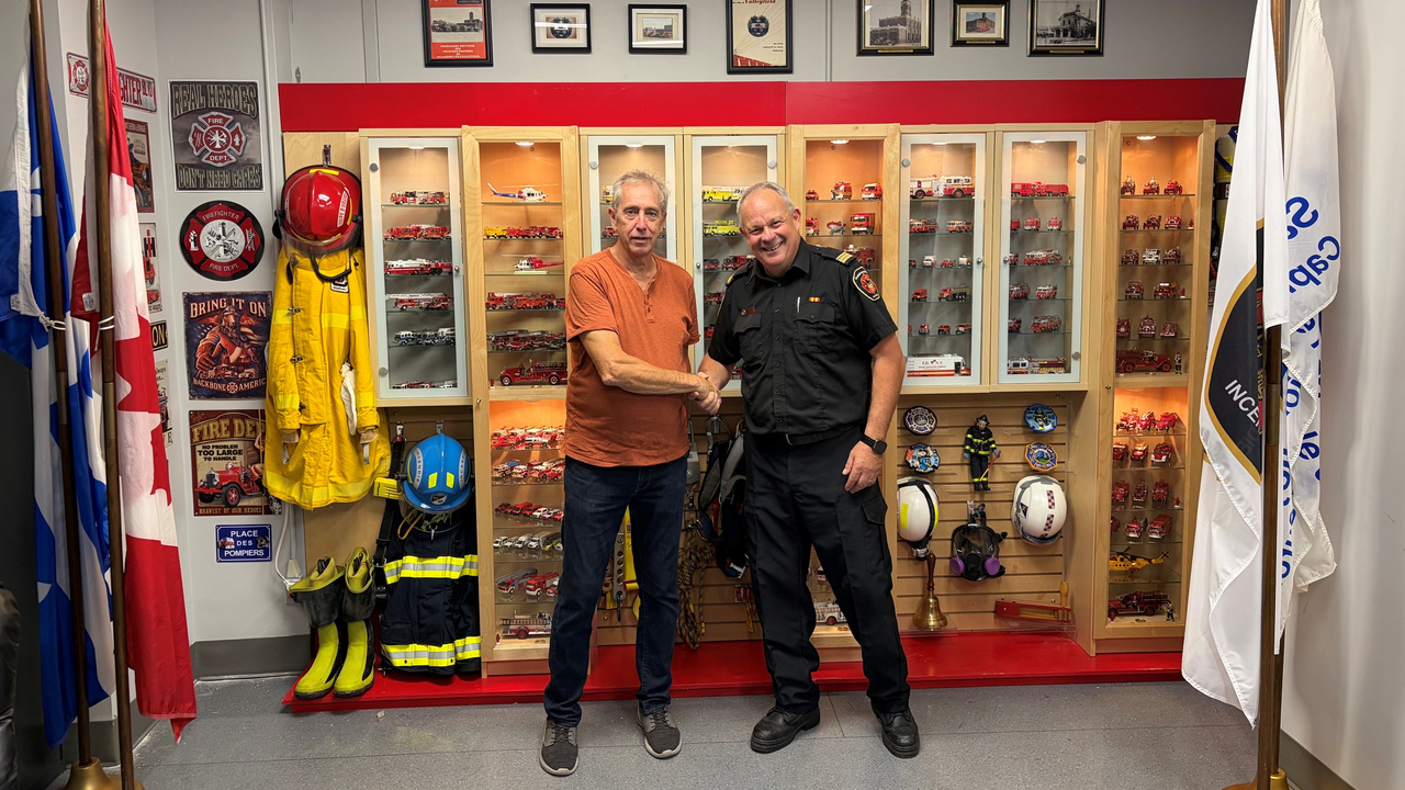 Salaberry-de-Valleyfield reçoit une impressionnante collection sur le monde des incendies