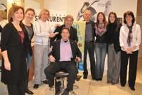 (Photo Simon Dessureault)Isabelle Lamarche, directrice marketing Place Rosemère, Catherine Verdon, coanimatrice du défi, Richard Roy, propriétaire de l Institut beauté St-Laurent qui fournira des coiffeurs pour l événement, Michel Métivier, coordonnateur Laurentides-Lanaudière, Denis Hébert, président d honneur, Jacques Farley, directeur Place Rosemère, Nathalie  Bélec, directrice adjointe Place Rosemère, Annie Lafrenière, chargé de projet et Johanne, agente aux familles pour Leucan.