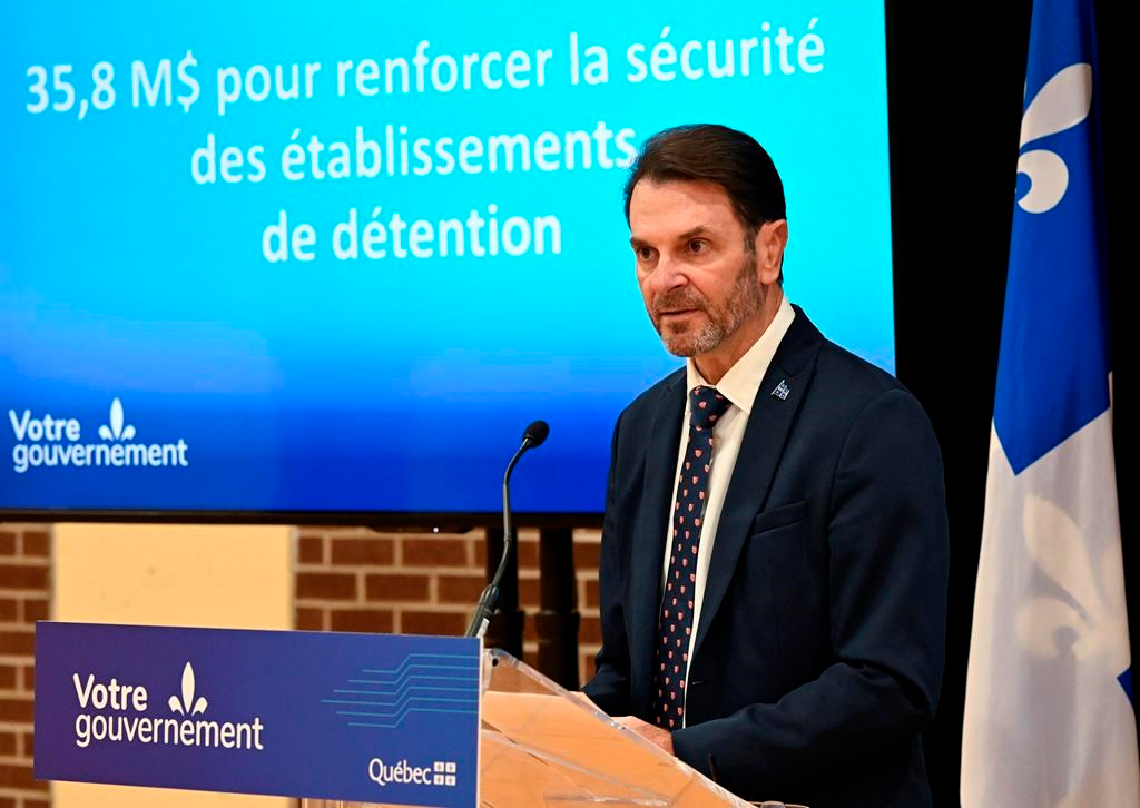 Gaspésie: manifestation d'agents de la paix à New Carlisle, mercredi