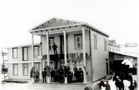 Magasin général Jos Gagnon en 1898