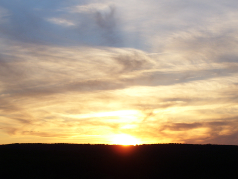 Coucher de soleil 