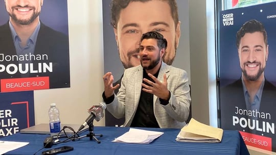 Jonathan Poulin dévoile son plan pour Beauce-Sud