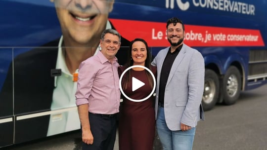 Une journée «toute en Beauce» pour Éric Duhaime