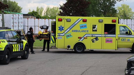 Accident de travail dans une entreprise de Salaberry-de-Valleyfield 