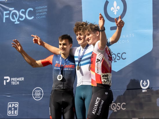 Un Jonquiérois décroche l’argent aux Championnats québécois sur route