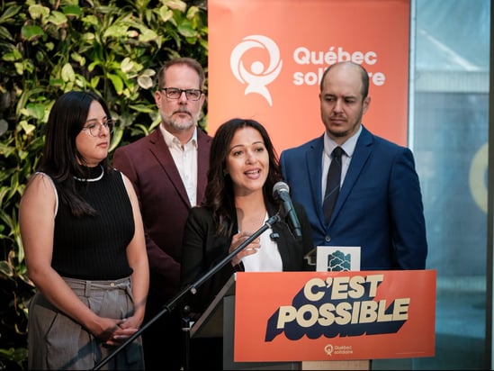 Québec solidaire lance sa campagne sous le signe du changement