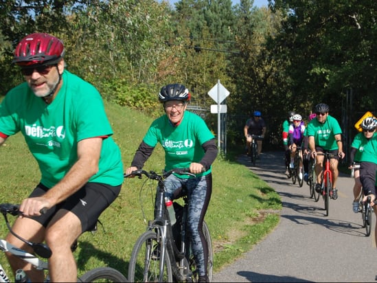 Un défi cycliste pour former la relève en santé