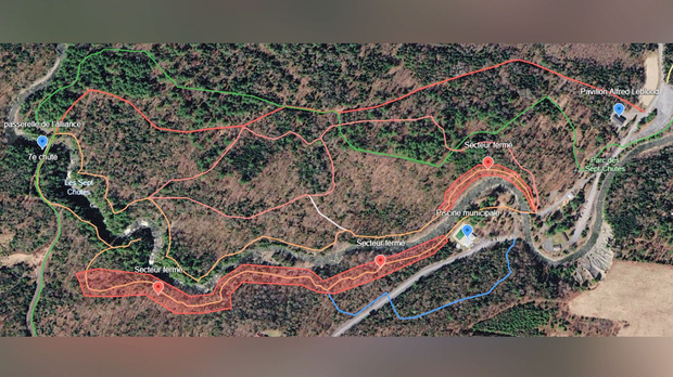 Trois semaines de travaux dans le sentier des Gorges