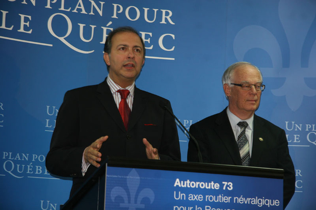 Un projet de loi spéciale pour le prolongement de l'autoroute 73 via le tracé Est à Beauceville