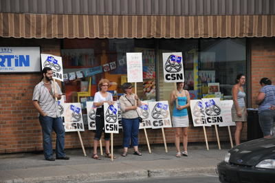 Grève générale à la Librairie Martin de Joliette