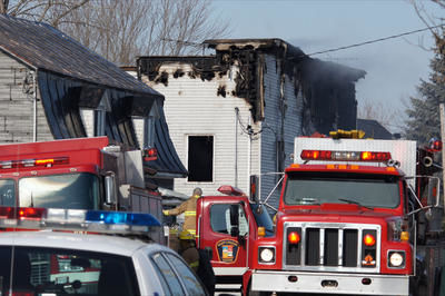 Un troisième incendie dans le rang Montcalm en un mois