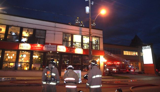 Un incendie endommage un commerce de Joliette