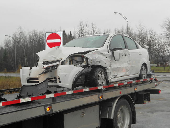 Une distraction cause un accident