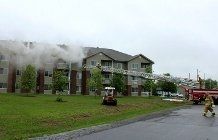 Incendie dans un immeuble à logements