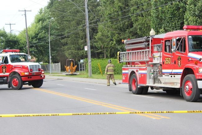 Une fuite de gaz à Joliette
