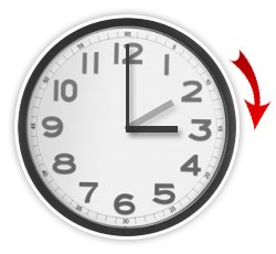 Retour à l'heure avancée de l'est