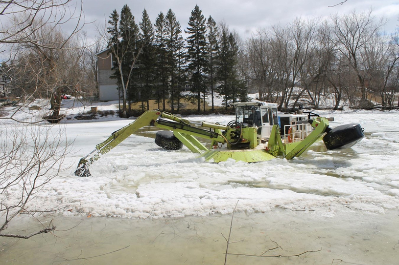 Veille d'inondation à Saint-Félix-de-Valois