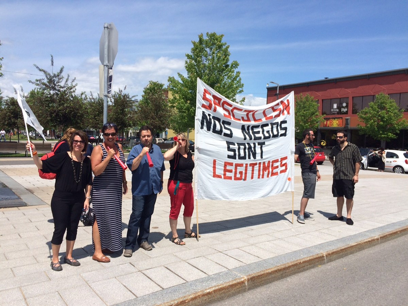 Les syndicats de la santé et des services sociaux entament un grand tintamarre pour souligner la lenteur des négociations