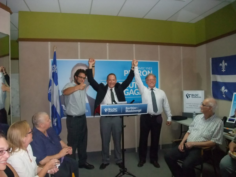 Succès  pour le lancement officiel de la campagne électorale de Yves Perron dans Berthier-Maskinongé