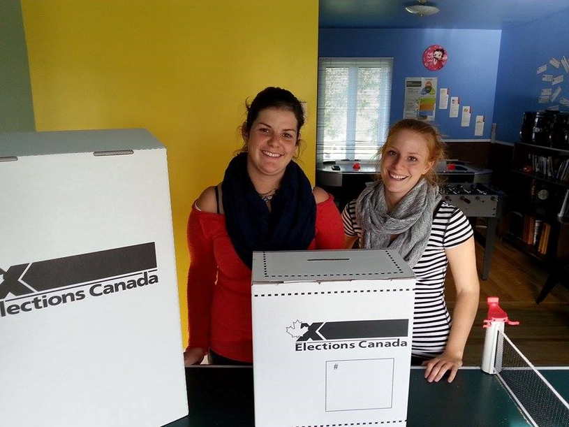La Maison des Jeunes La Piaule de Joliette invites tous les 12 à 17 ans à venir voter pour les élections Fédérales