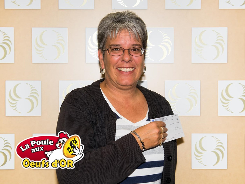 Une Lanaudoise remporte 50 010$ à La Poule aux oeufs d’or plus