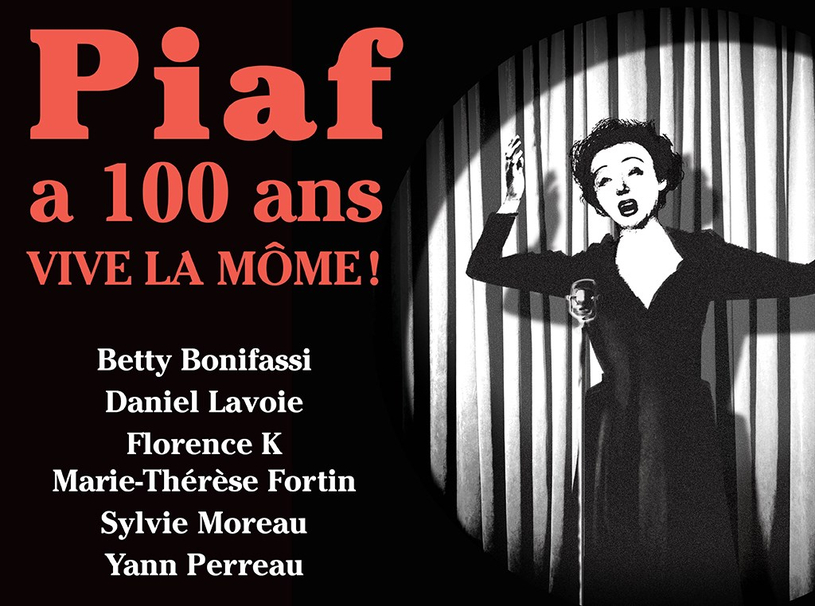 Un spectacle hommage à Piaf au Centre culturel de Joliette
