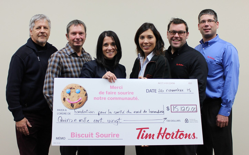 Tim Hortons fait 15 120 sourires dans la région