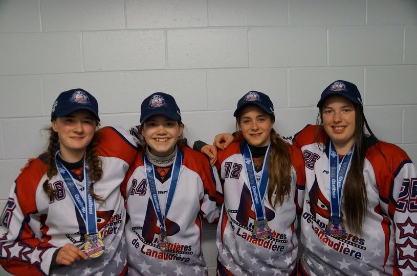 Hockey féminin: Les Pionnières de Lanaudière championnes du Québec