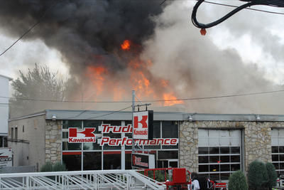 Incendie majeur au centre-ville