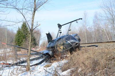 Un hélicoptère se pose d'urgence à Trois-Rivières