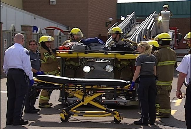 Accident de travail au Centre commercial Les Rivières