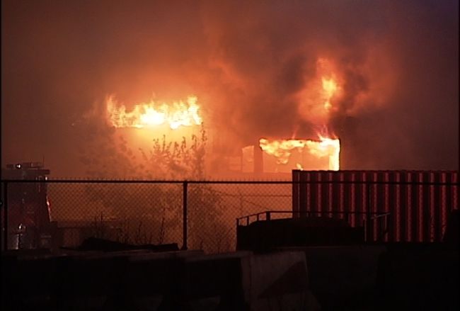 Incendie sur la rue Bellefeuille