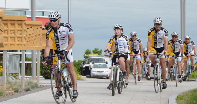 À vélo pour combattre le cancer