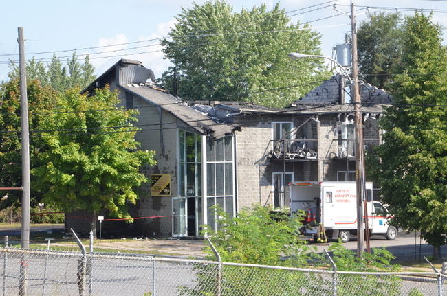 Incendie à Trois-Rivières