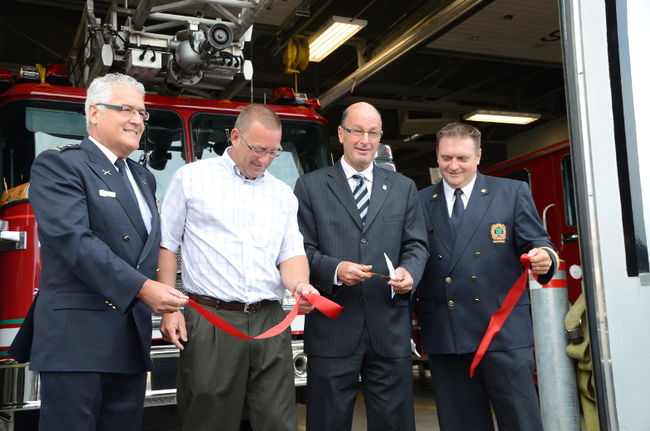 Inauguration du nouveau quartier général du service incendie