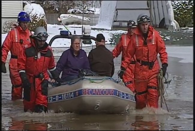 La crue des eaux devient préoccupante