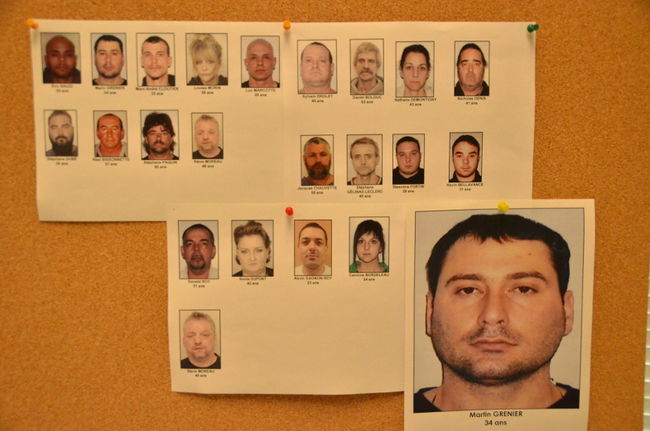 Opération Mâchoire à Shawinigan: bilan des saisies