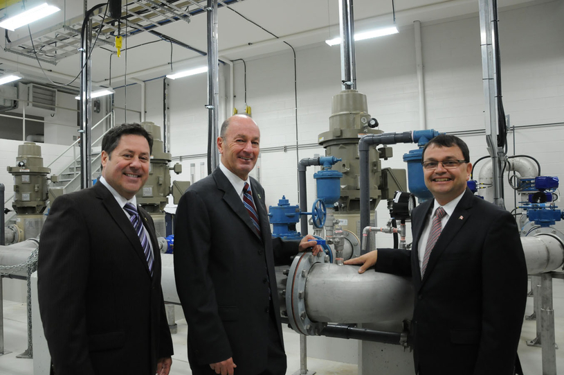 Les réservoirs Vachon et Des Chenaux officiellement inaugurés : 80M $ investis