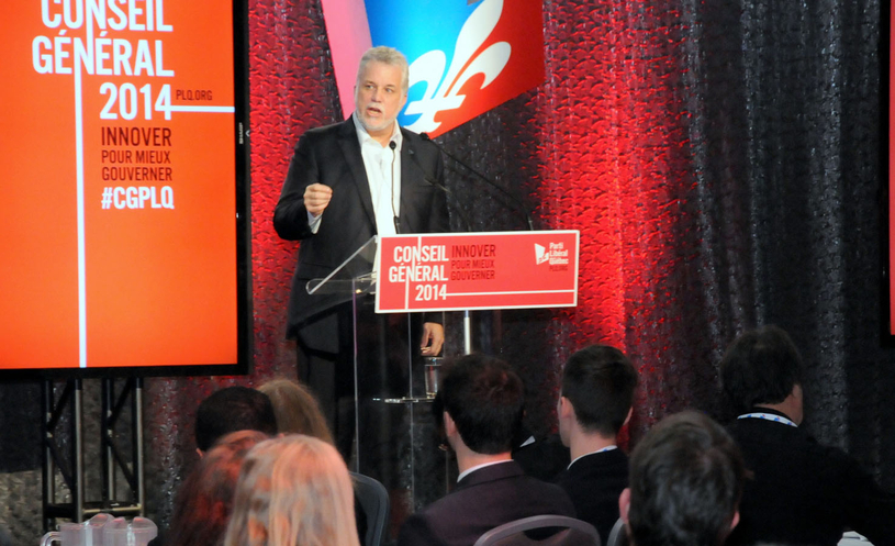 Conseil général du PLQ à Trois-Rivières:700 délégués–500 manifestants