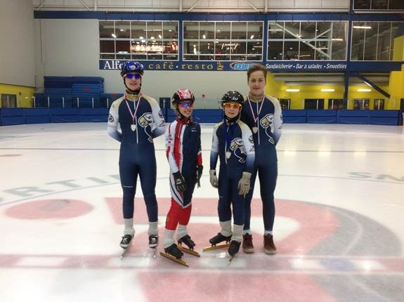 Cinq patineurs du CPVTR montent sur le podium!