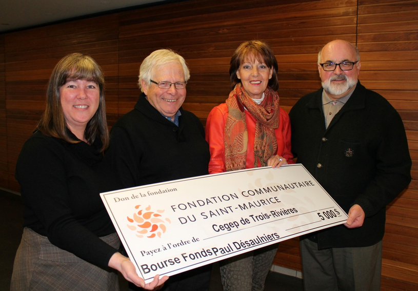 La Fondation communautaire du Saint-Maurice fait un don de 5 000$