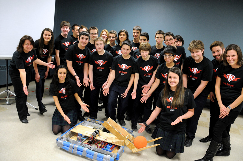 L'équipe « Ultime 5528 » prête pour l’aventure Robotique First