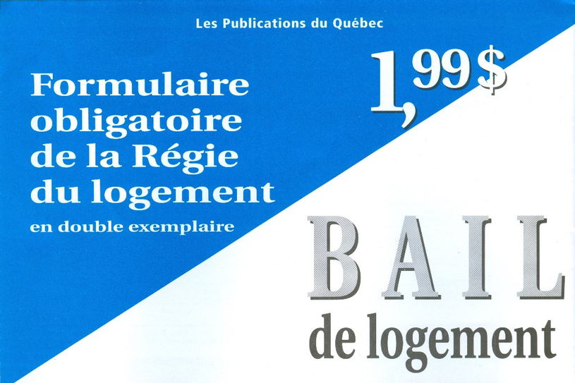 Un nouveau bail doit être utiliser à compter du 24 février 2015