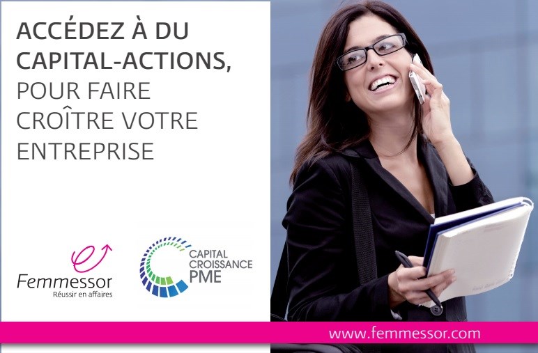 Une offre de financement en capital de croissance aux femmes entrepreneures