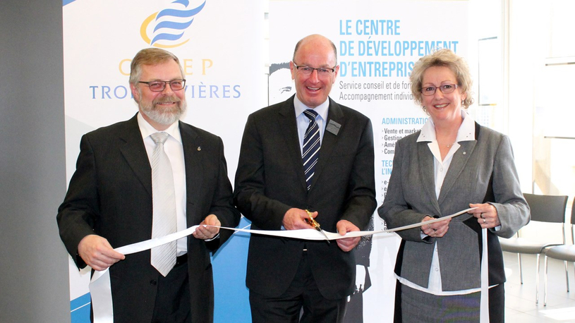 Le Cégep de Trois-Rivièresa inauguré la Zone entrepreuriale